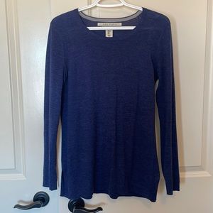 Mac Studio Merino wool sweater. Blue. US M.